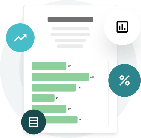 Business analytics dashboard for restaurant menu performance with data visualization charts