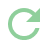Green refresh icon representing the reset or reload accessibility settings option in Paperturn digit