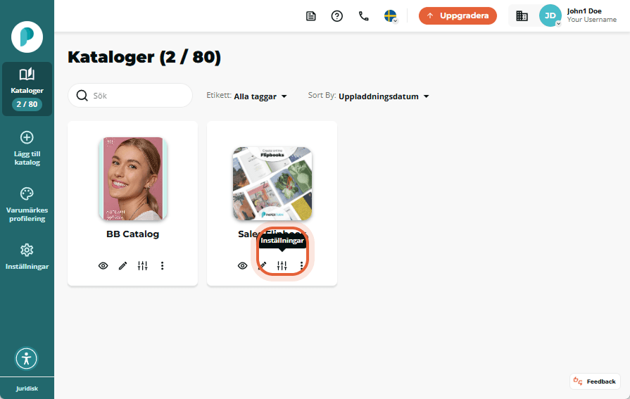Flipbook-spårningssektion i Paperturn med inmatningsfält för individuell GTM-behållar-ID och en spar